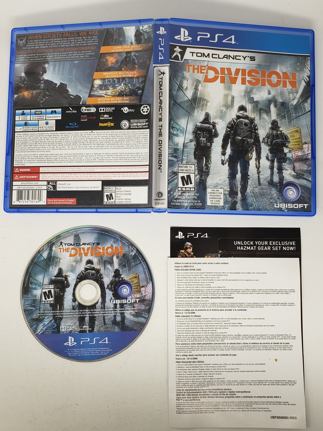 Tom Clancy's The Division - Sony Playstation 4 | PS4