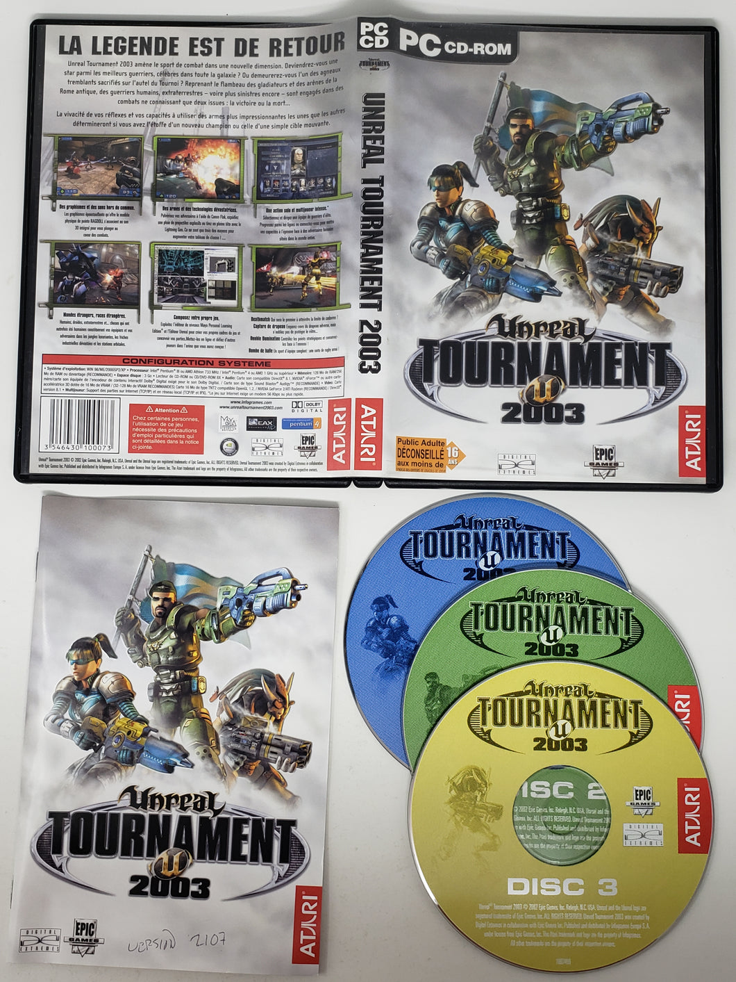 UNREAL TOURNAMENT III / JEU PC DVD-ROM - Jeux vidéo UNREAL TOURNAMENT III / JEU PC DVD-ROM - Jeux vidéo