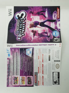 Dance Dance Revolution - Hottest Party 3 [Couverture] - Nintendo Wii