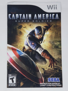 Captain America - Super Soldier [manuel] - Nintendo Wii