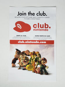 Club Nintendo Smash Bros Brawl Join the Club [Insertion] - Nintendo Wii