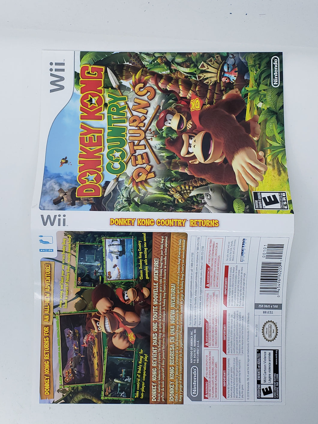 Donkey Kong Country Returns [Couverture] - Nintendo Wii