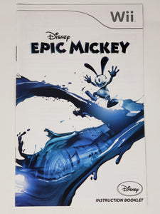 Epic Mickey [manual] - Nintendo Wii