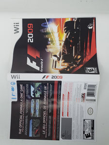 F1 2009 [Couverture] - Nintendo Wii