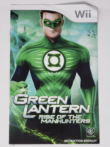 Green Lantern - Rise of the Manhunters [manuel] - Nintendo Wii