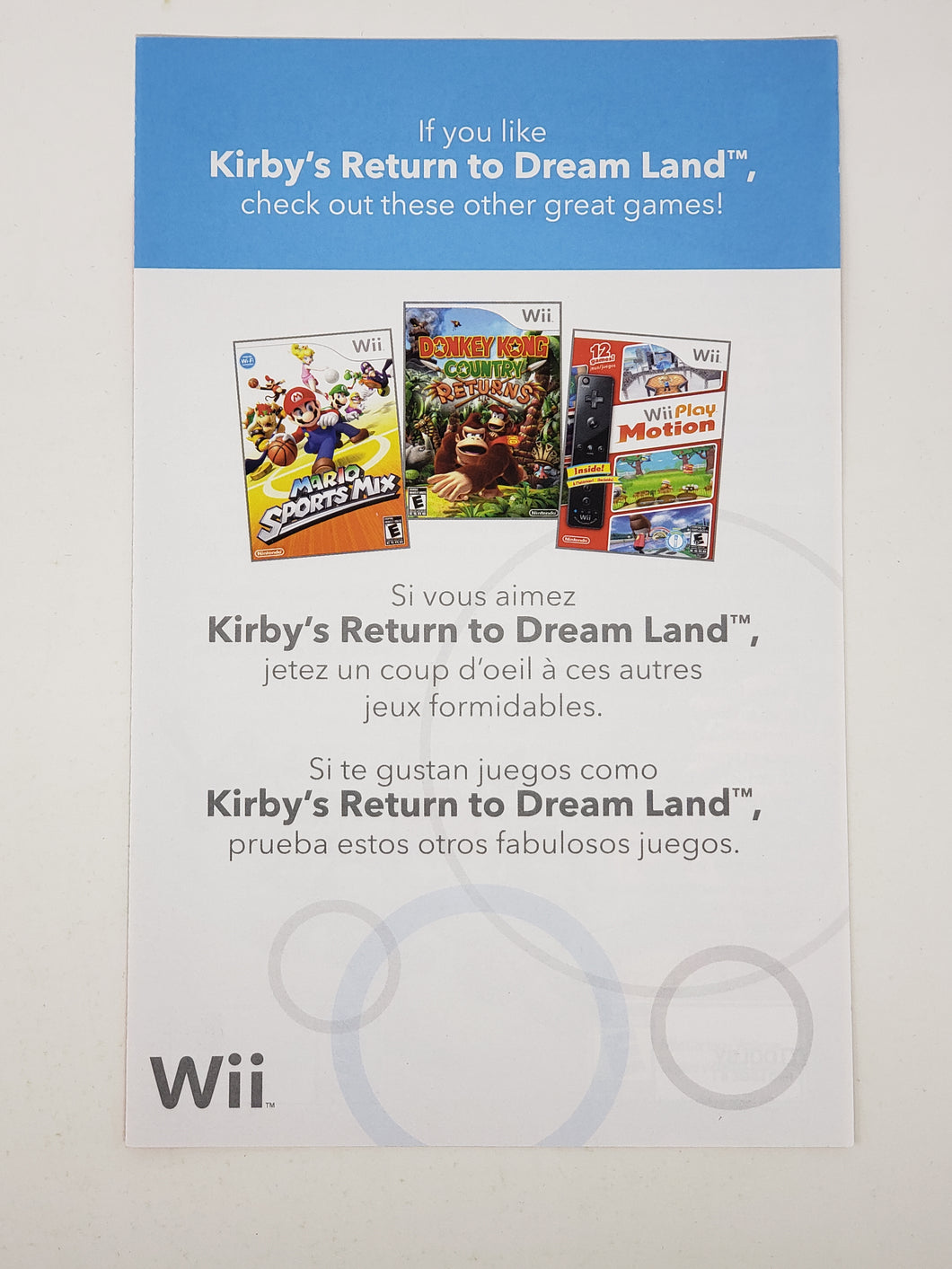 If You Like Kirby's Return to Dream Land [Insertion] - Nintendo Wii