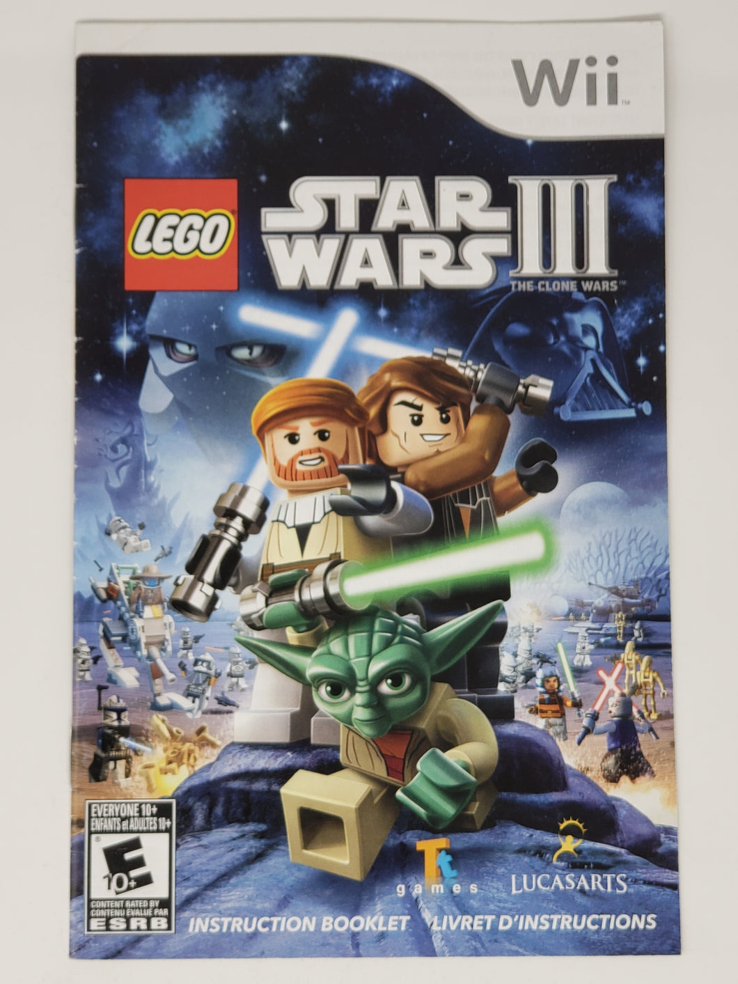 LEGO Star Wars III - The Clone Wars [manuel] - Nintendo Wii