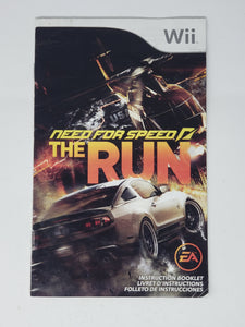 Wii - Need For Speed ​​- The Run [manuel]