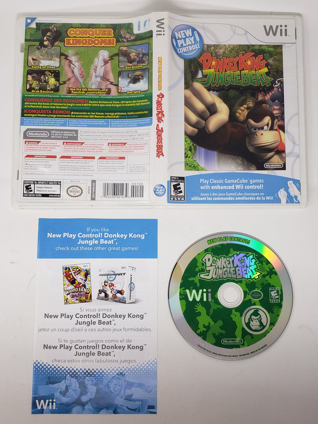 New Play Control - Donkey Kong Jungle Beat - Nintendo Wii
