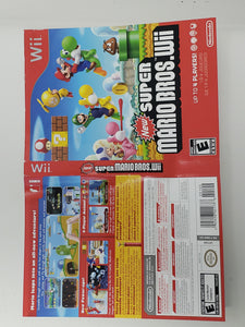 New Super Mario Bros. Wii [Couverture] - Nintendo Wii