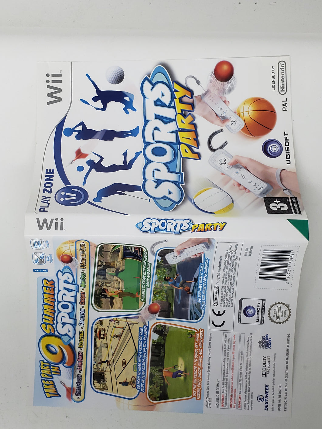 Sports Party [Couverture] PAL - Nintendo Wii