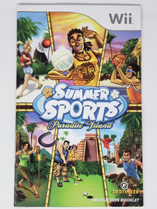 Summer Sports Paradise Island [manuel] - Nintendo Wii