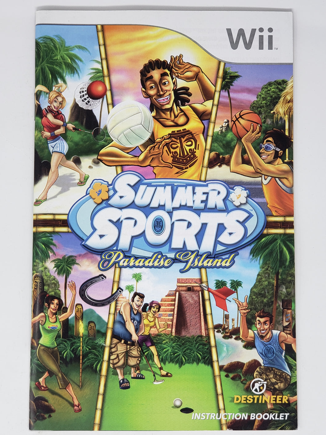 Summer Sports Paradise Island [manuel] - Nintendo Wii