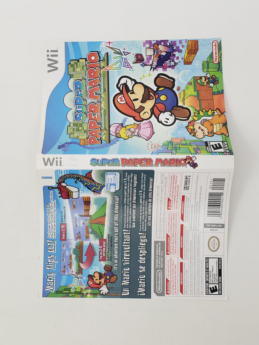 Super Paper Mario [Couverture] - Nintendo Wii