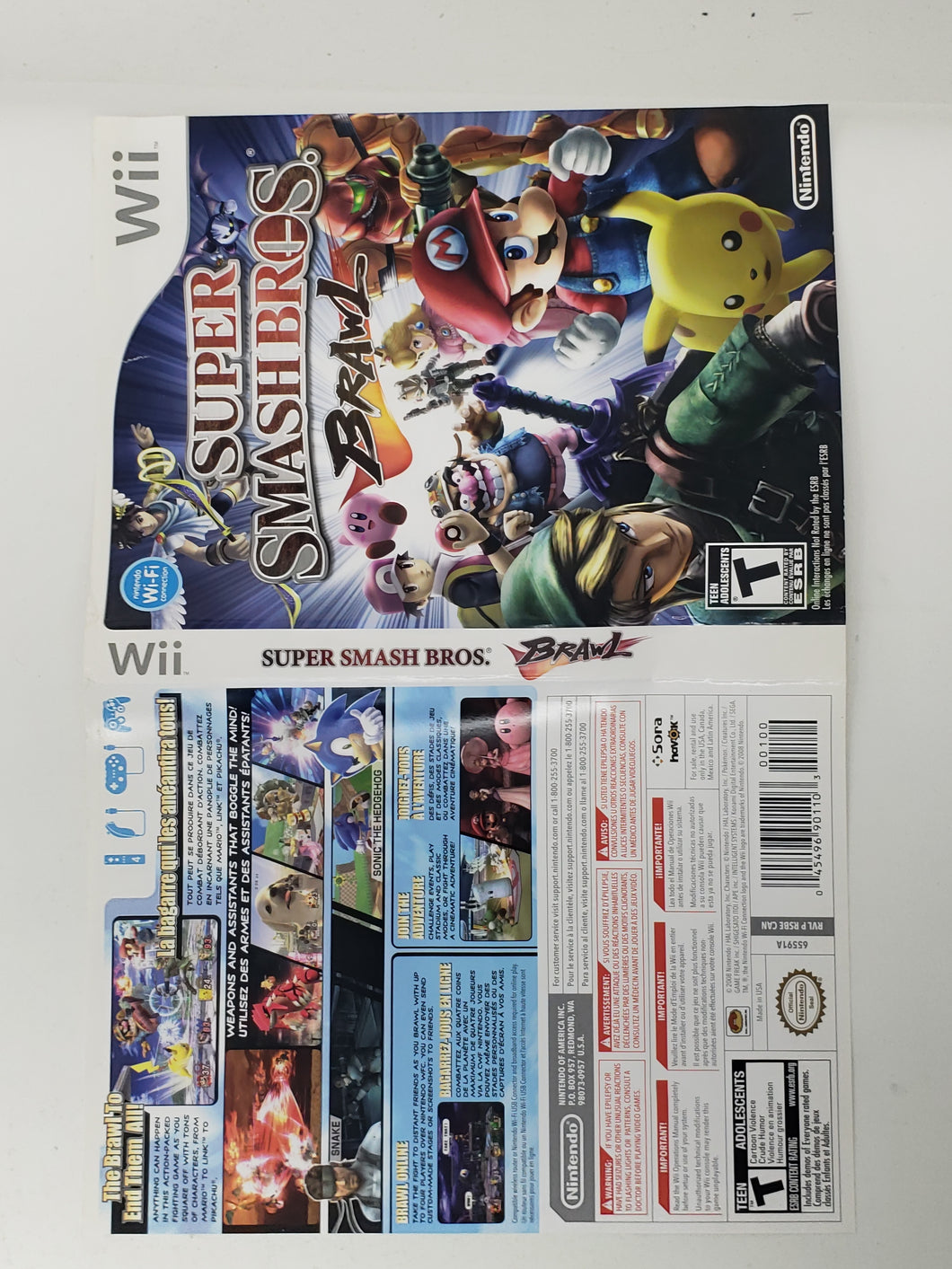 Super Smash Bros Brawl [Cover art] - Nintendo Wii