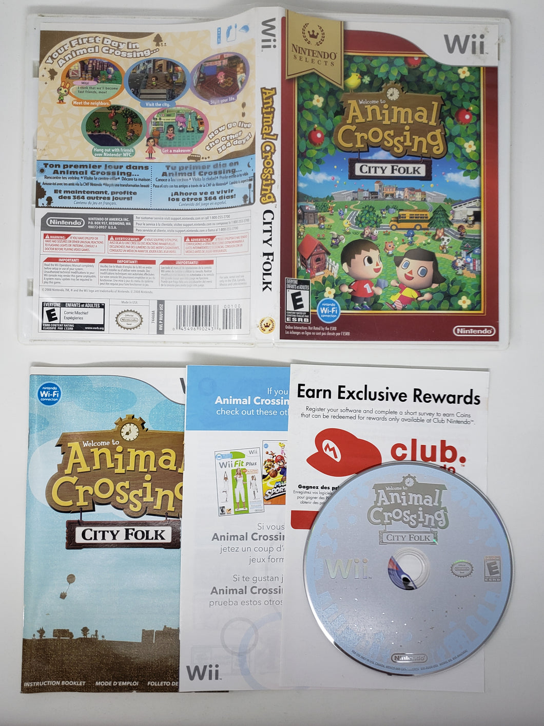 Animal Crossing City Folk [Nintendo Selects] - Nintendo Wii