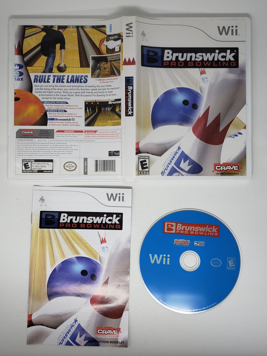 Brunswick Pro Bowling - Nintendo Wii