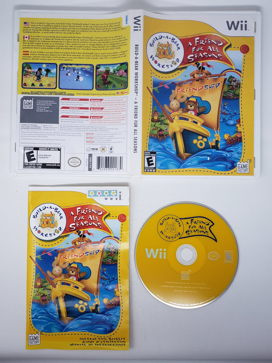Build-A-Bear Workshop - A Friend Fur All Seasons - Nintendo Wii