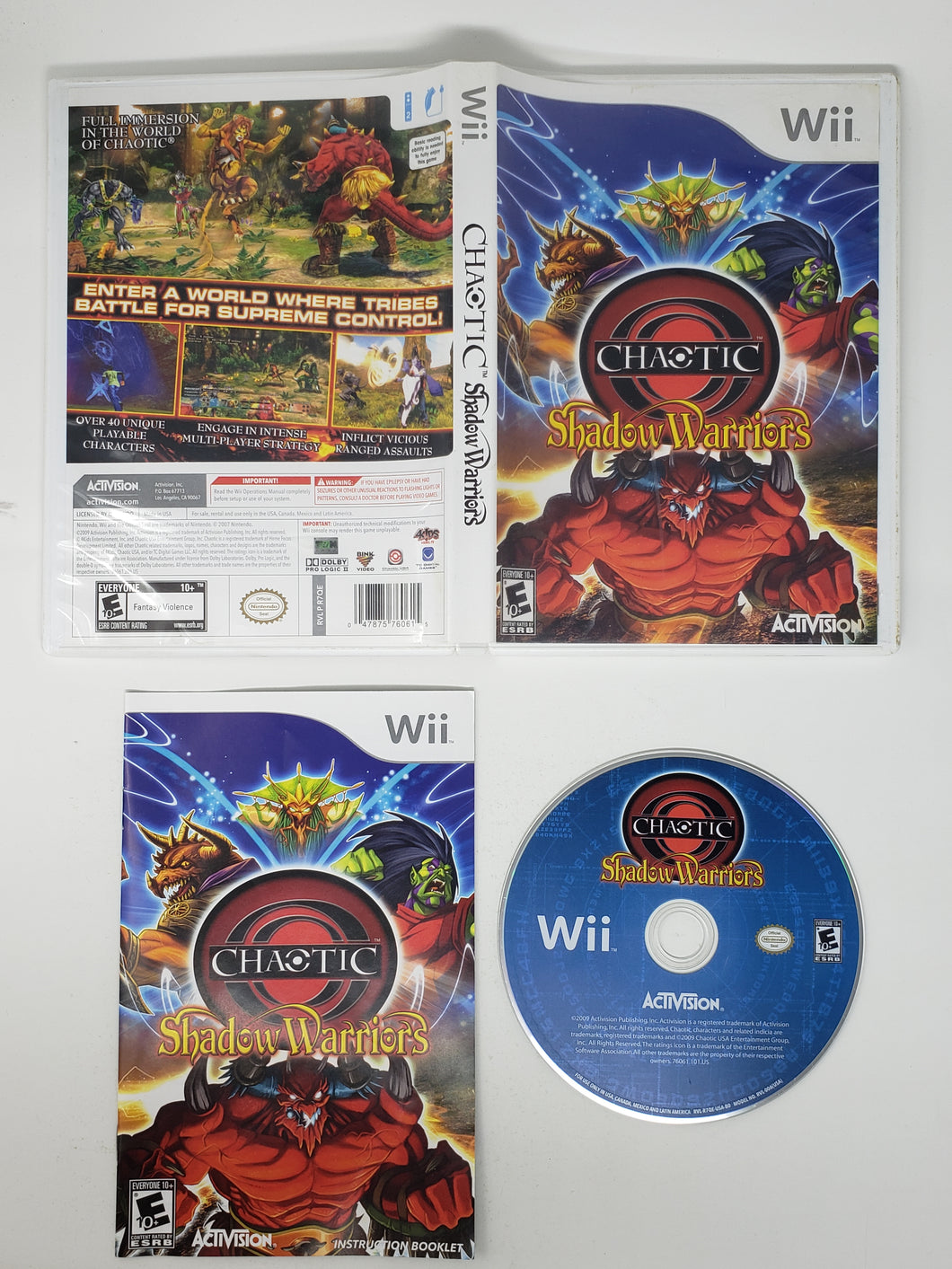 Chaotic - Shadow Warriors - Nintendo Wii