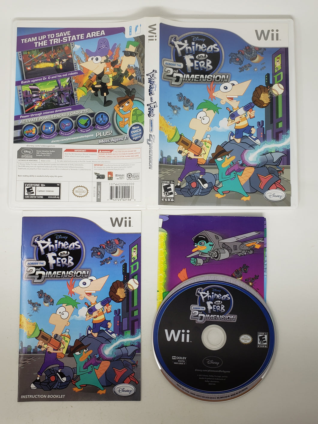 Phineas and Ferb - Across the Second Dimension - Nintendo Wii