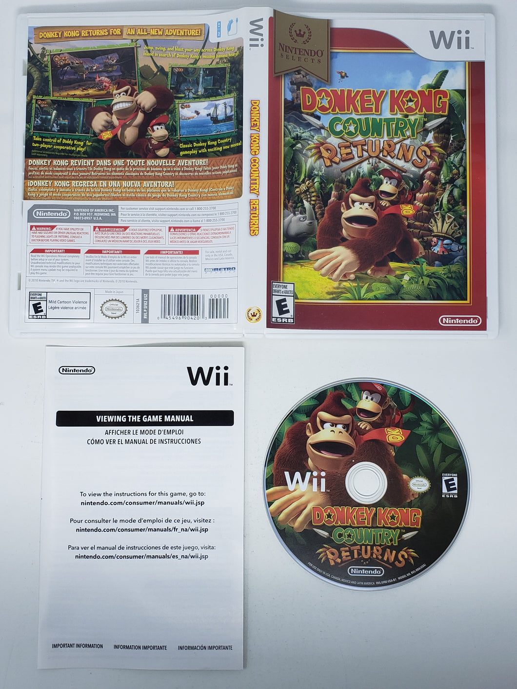 Donkey Kong Country Returns [Nintendo Select] - Nintendo Wii