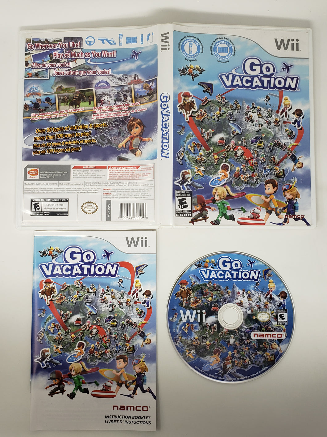 Go Vacation - Nintendo wii