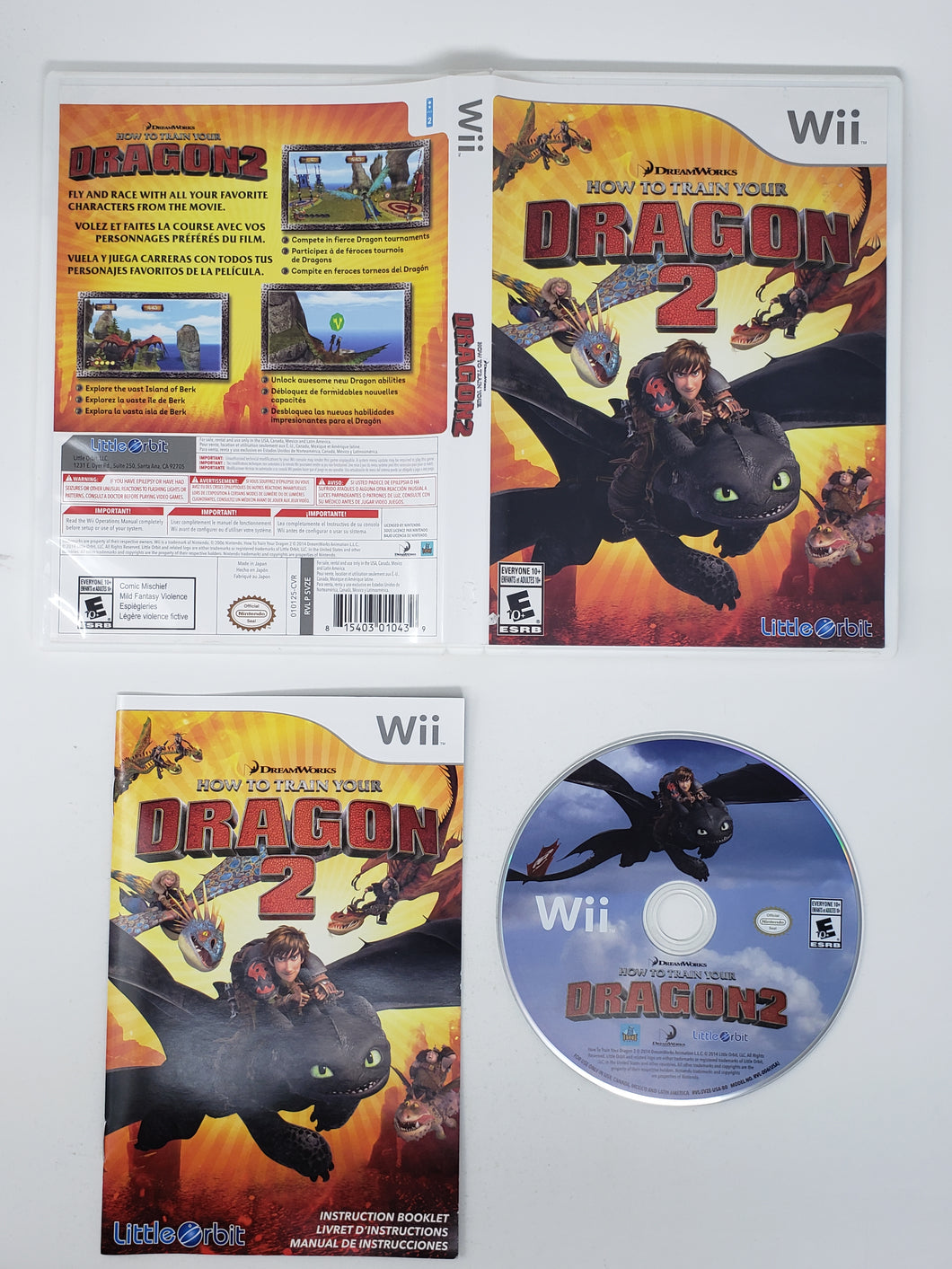 How to Train Your Dragon 2 - Nintendo Wii