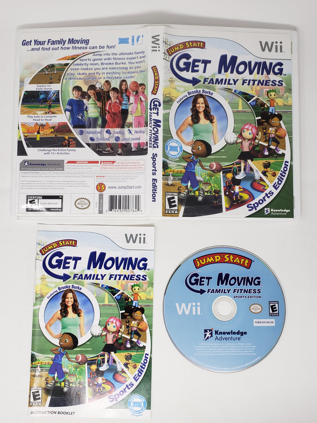 JumpStart - Get Moving Family Fitness - Nintendo Wii