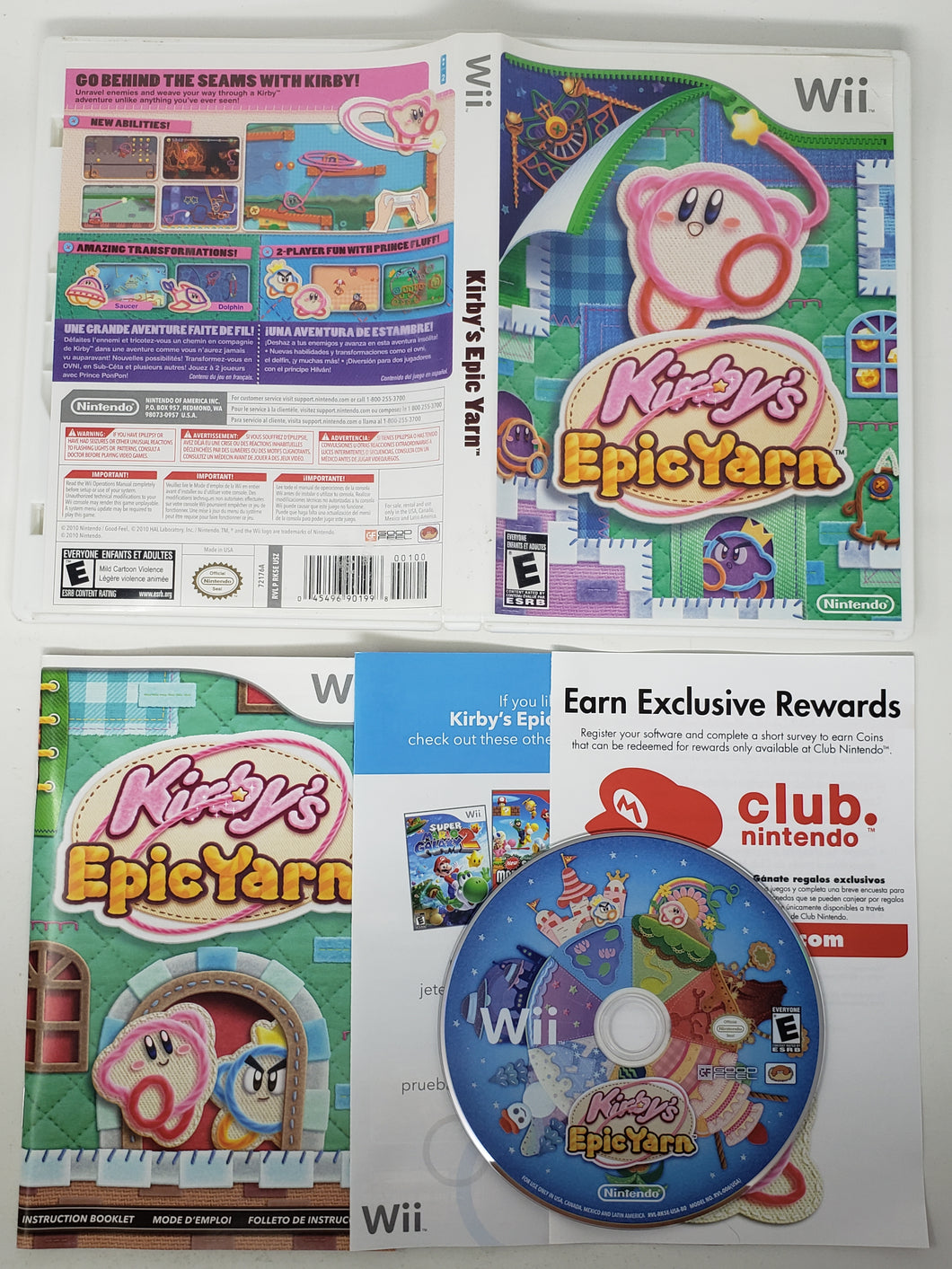 Kirby's Epic Yarn - Nintendo Wii