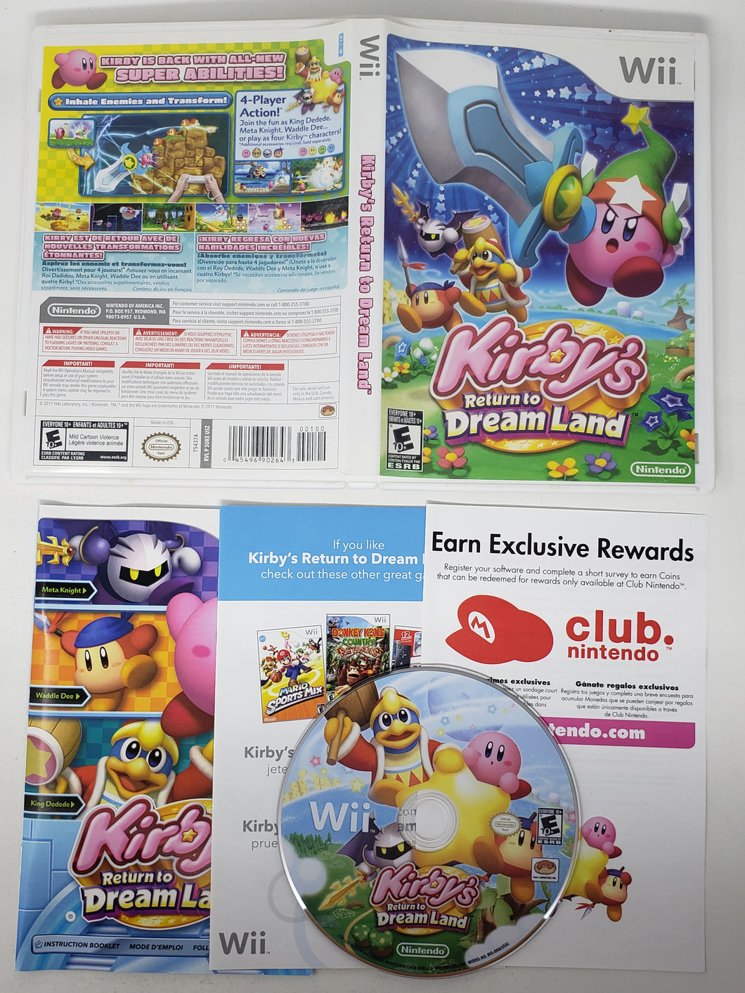Kirby's Return to Dream Land - Nintendo Wii