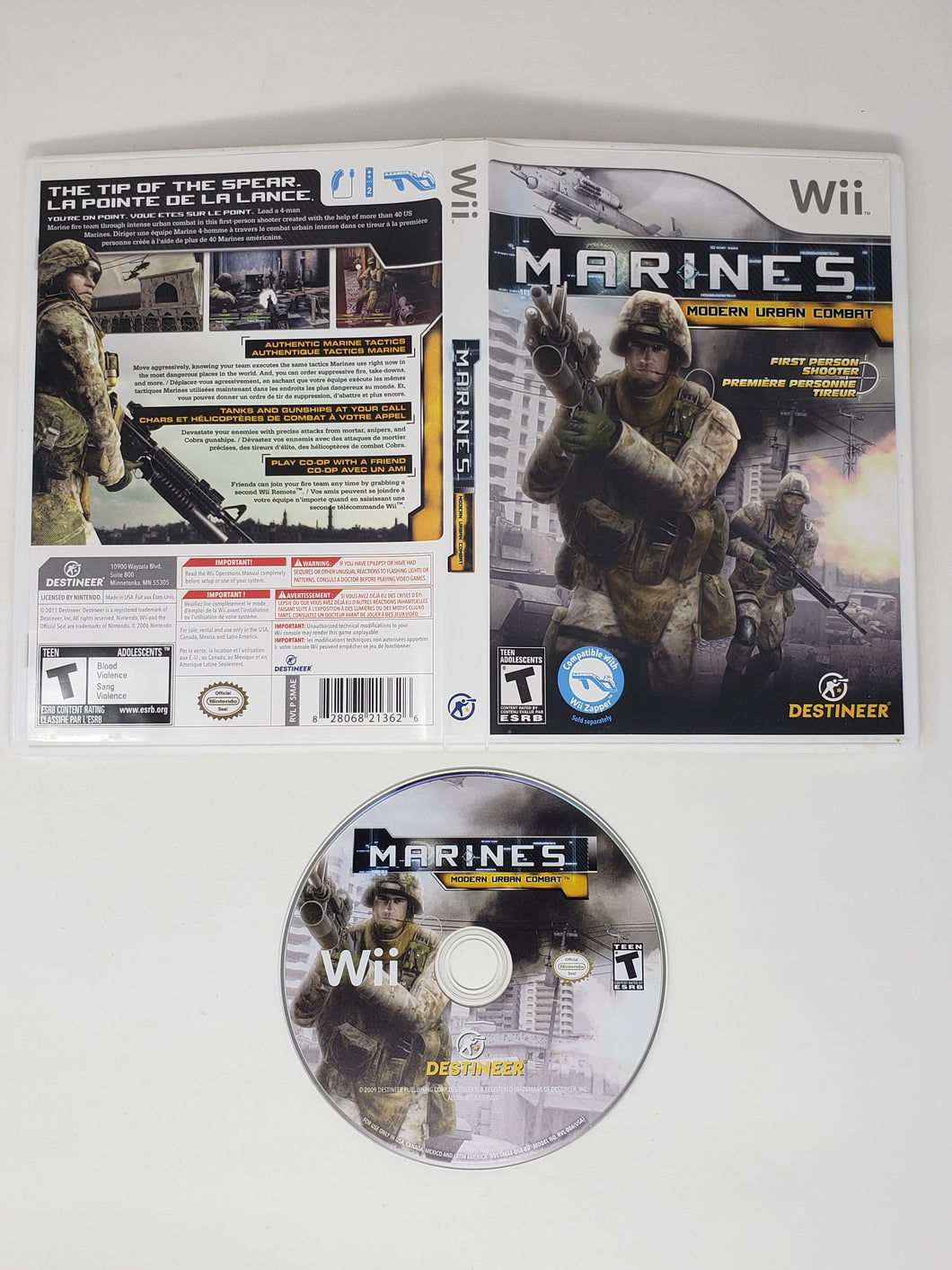 Marines - Modern Urban Combat - Nintendo wii