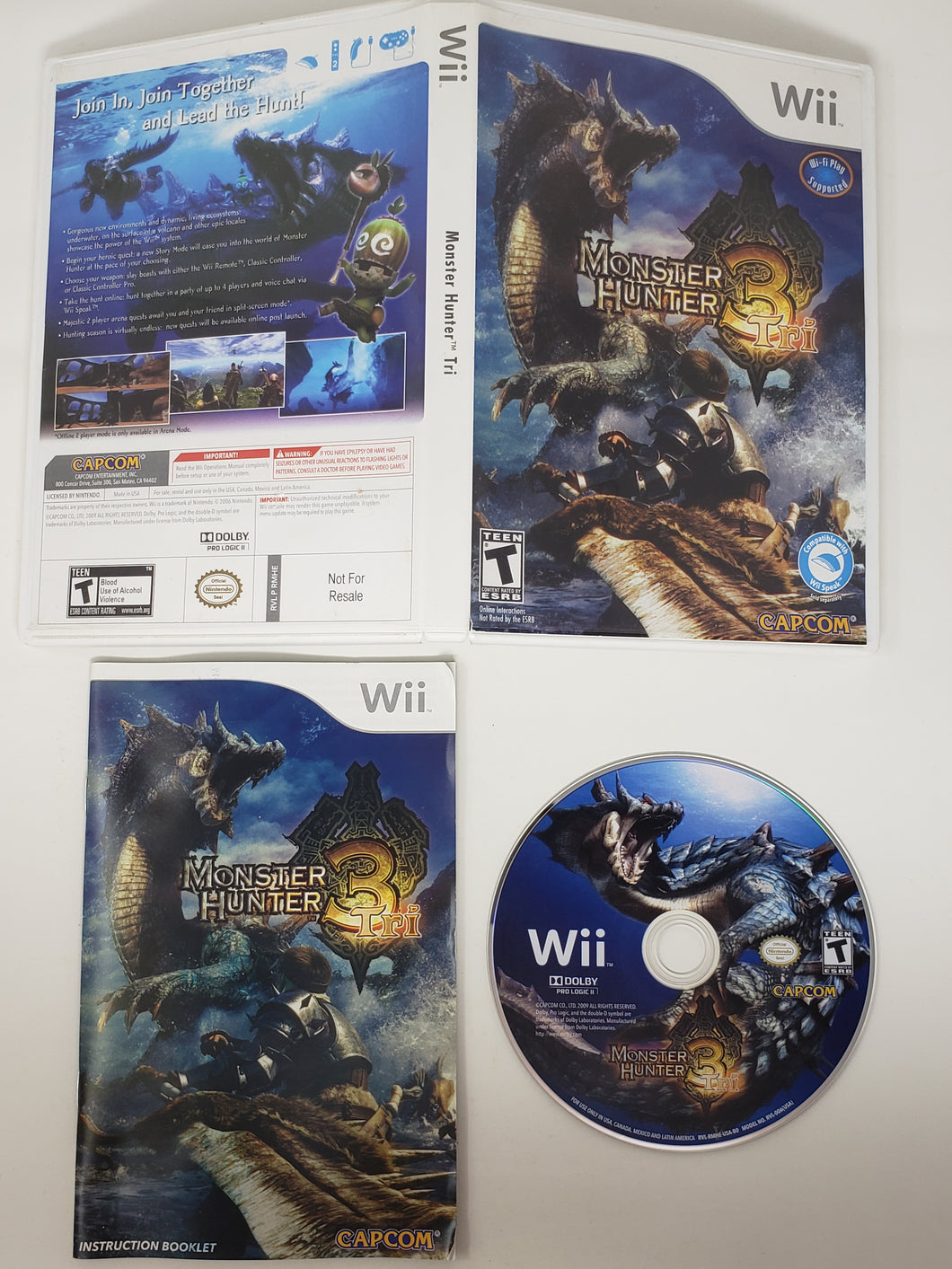 Monster Hunter Tri - Nintendo Wii