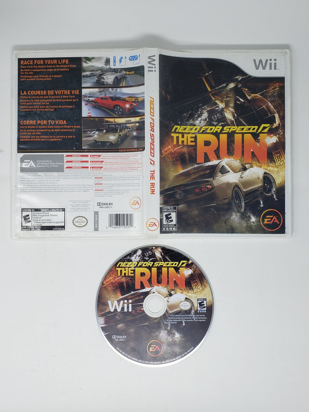 Need For Speed - The Run - Nintendo Wii