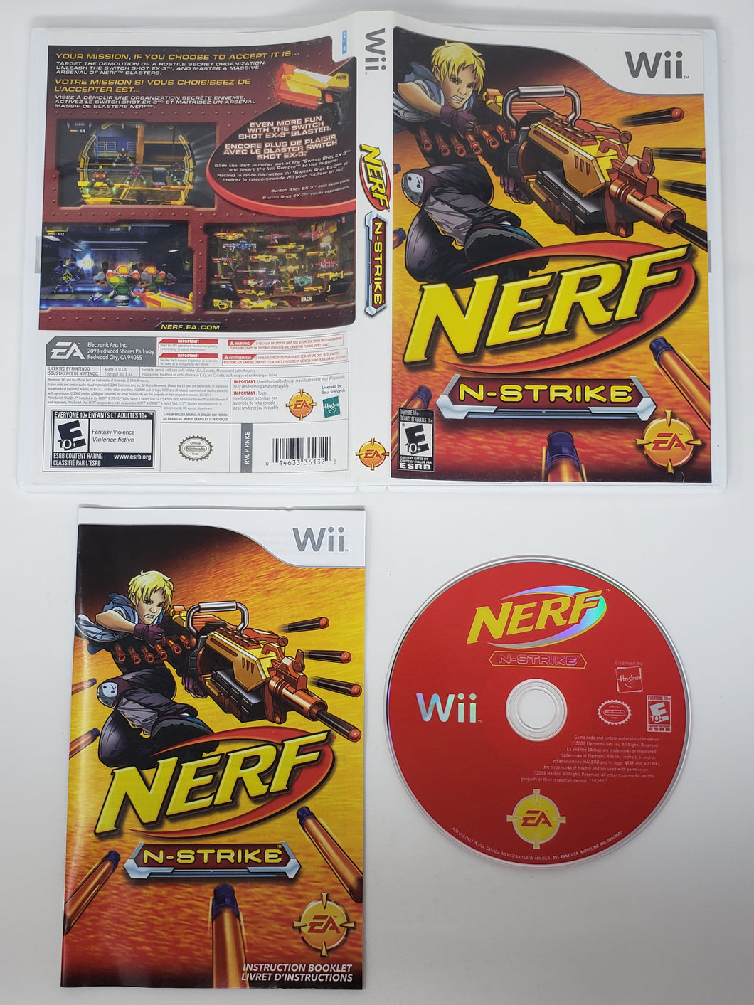 NERF N-Strike (jeu seulement) - Nintendo Wii