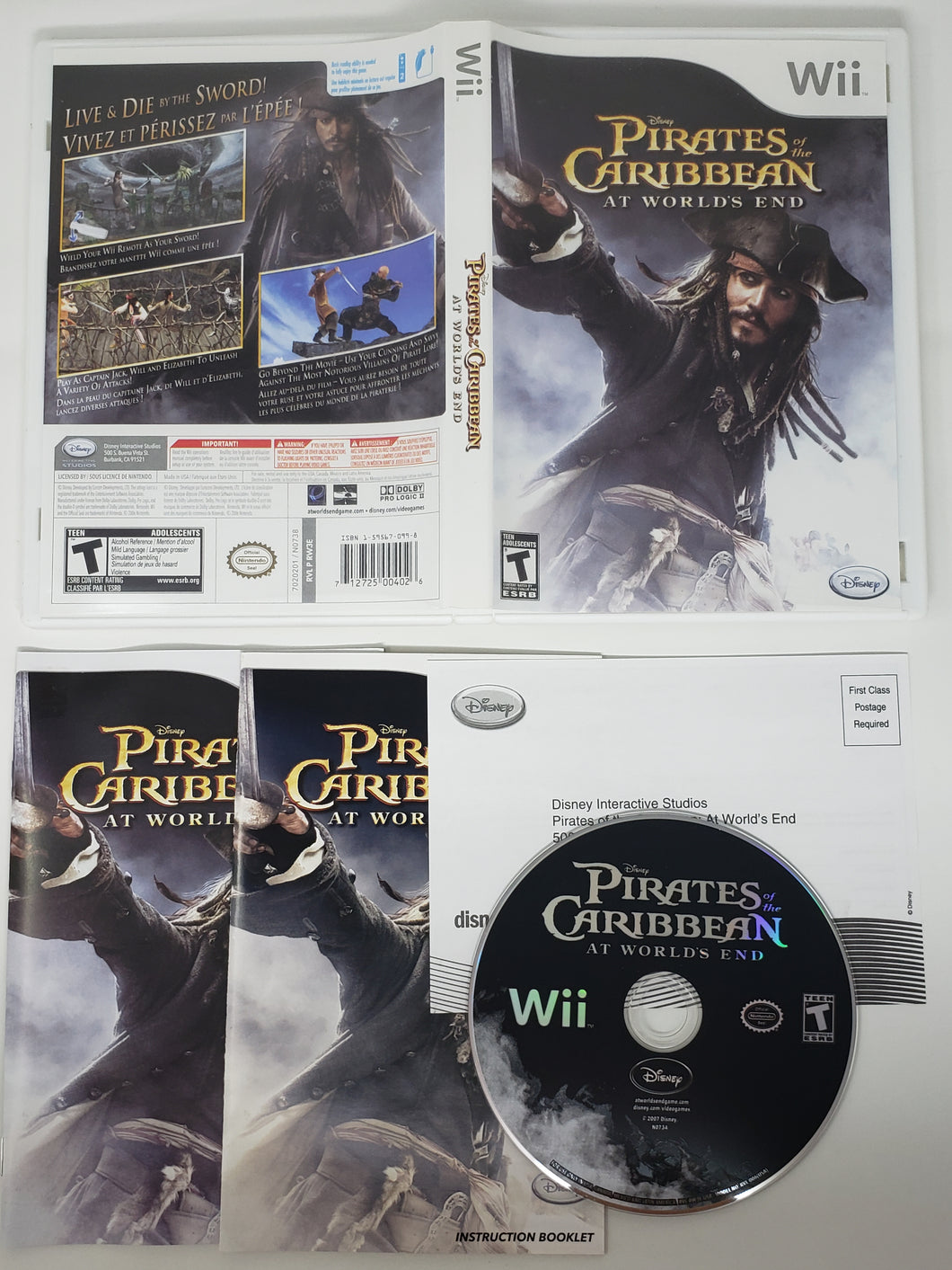 Pirates of the Caribbean At World`s End - Nintendo Wii