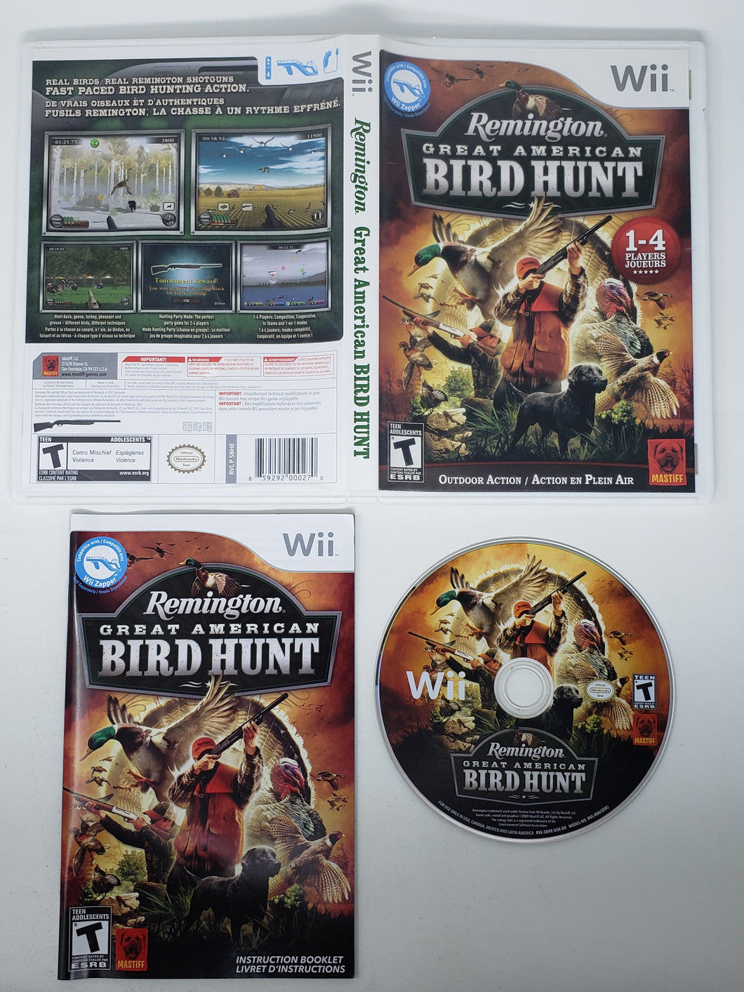 Remington Great American Bird Hunt - Nintendo Wii