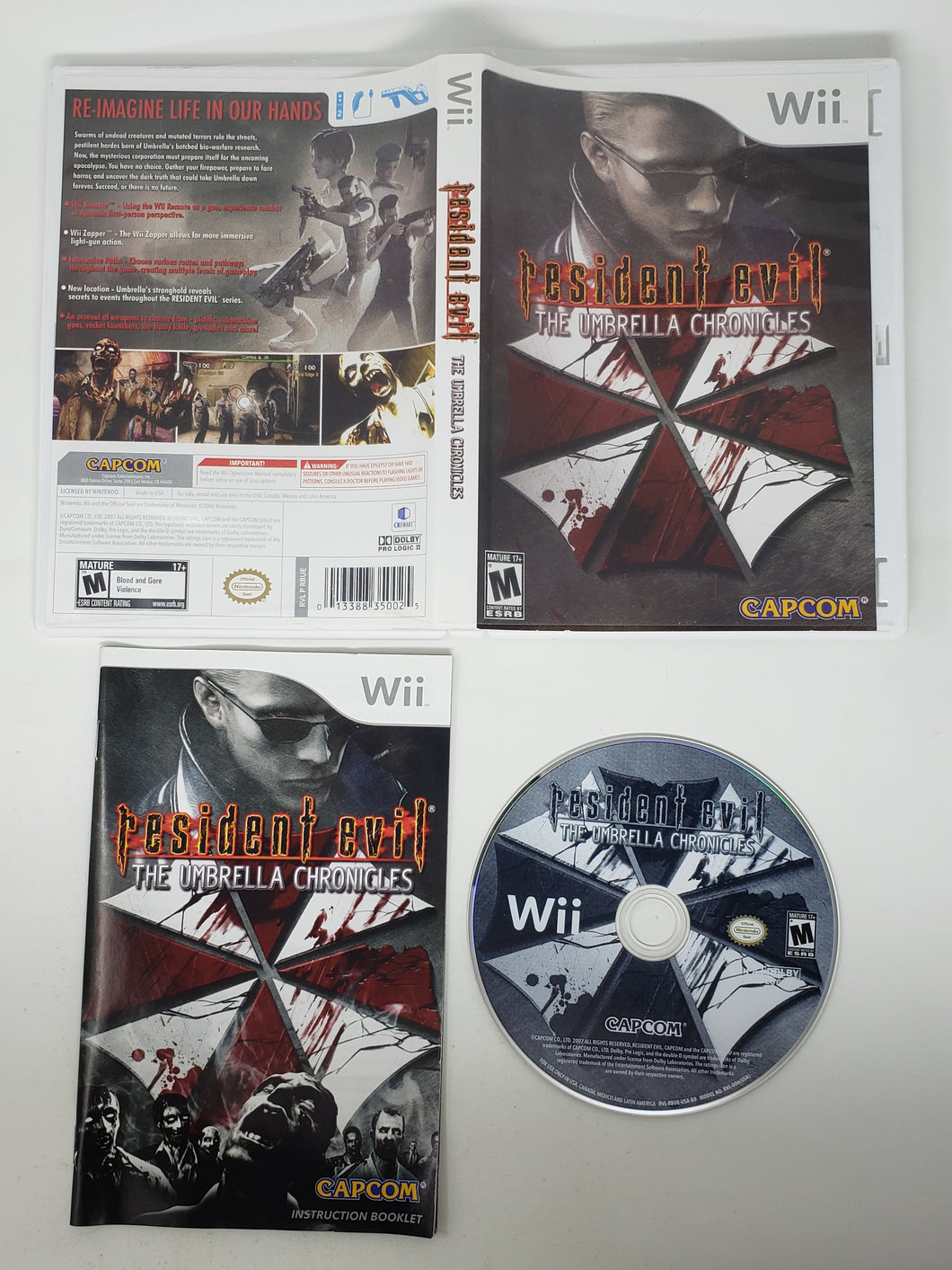 Resident Evil The Umbrella Chronicles - Nintendo Wii