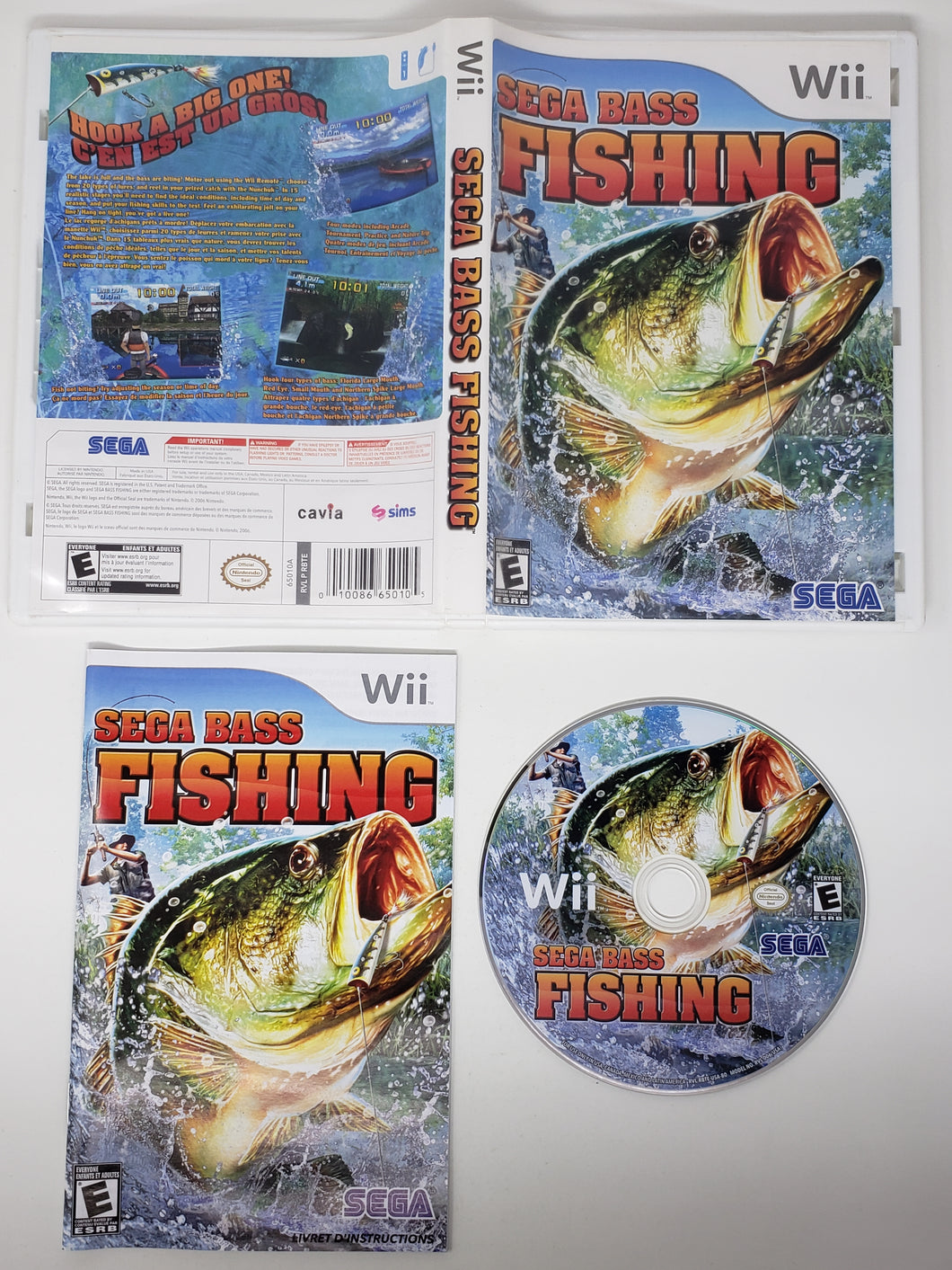 Sega Bass Fishing - Nintendo Wii