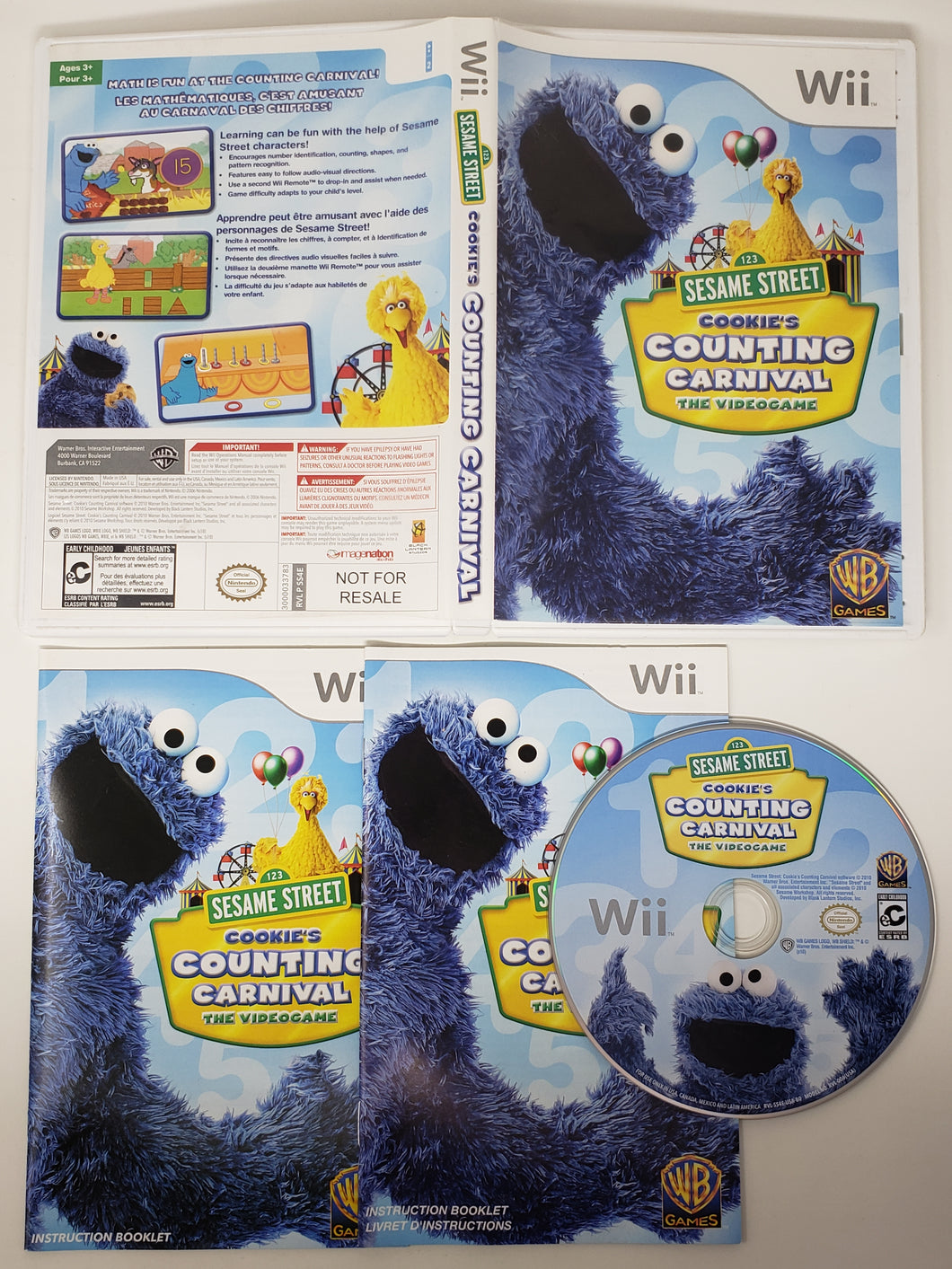 Sesame Street - Cookie's Counting Carnival - Nintendo Wii