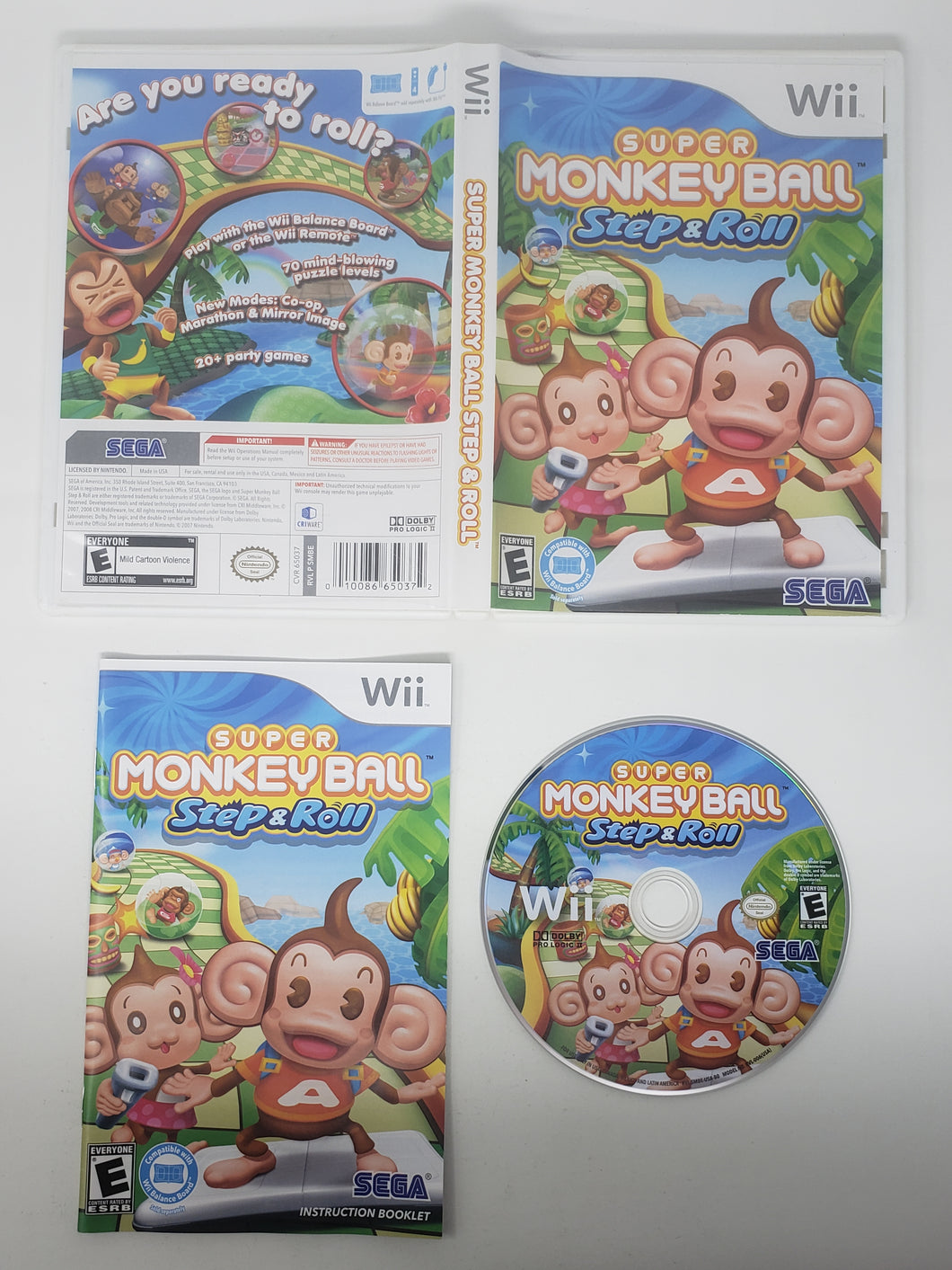 Super Monkey Ball - Step & Roll - Nintendo Wii