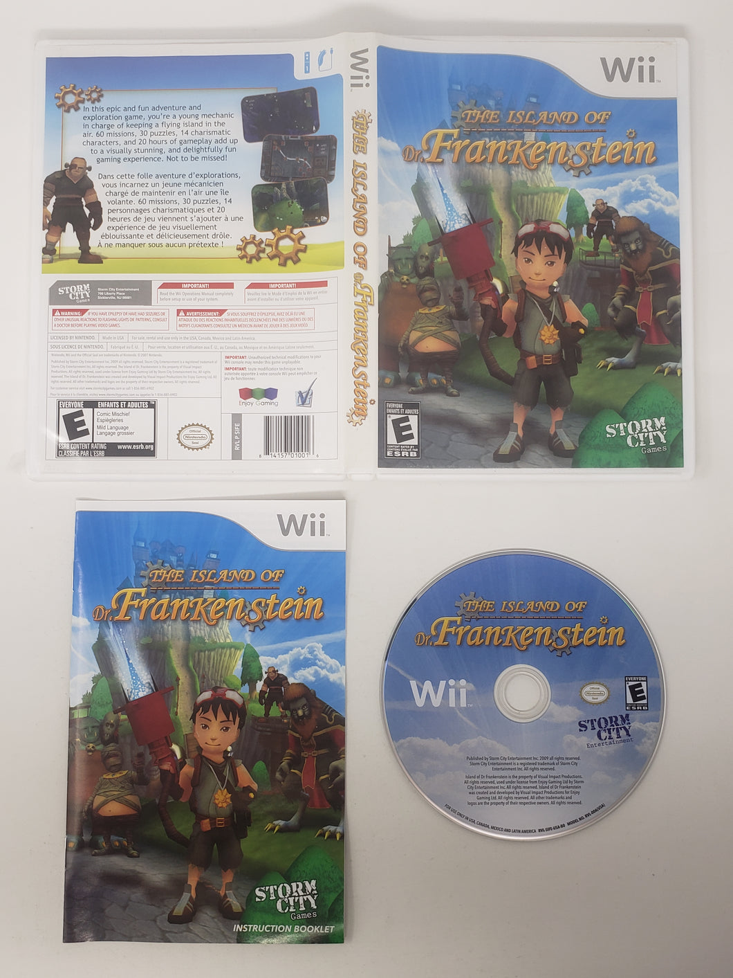 The Island of Dr. Frankenstein - Nintendo Wii