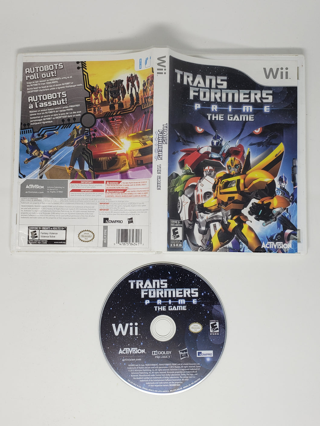 Transformers - Prime - Nintendo Wii