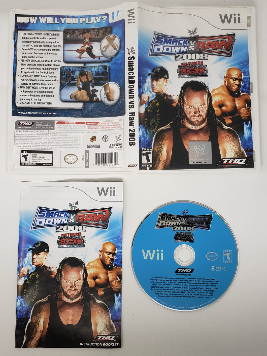 WWE Smackdown vs. Raw 2008 - Nintendo Wii