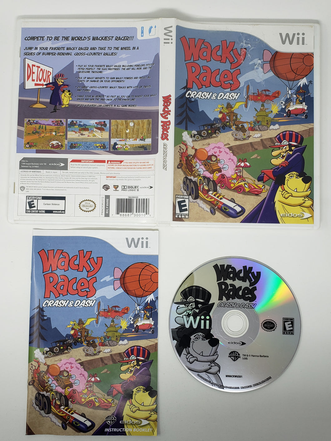 Wacky Races Crash and Dash - Nintendo Wii