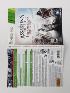 Assassin's Creed - The Americas Collection [Cover art] - Microsoft XBOX360