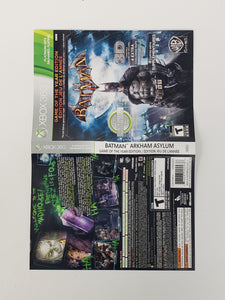 Batman - Arkham Asylum [Game of the Year] [Platinum Hits][cover art] - Microsoft Xbox360