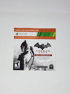 Batman Arkham City [Insert] - Microsoft Xbox 360