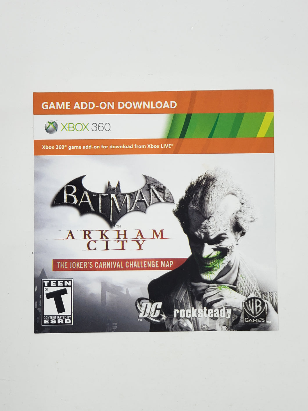 Batman Arkham City [Insertion] - Microsoft Xbox 360