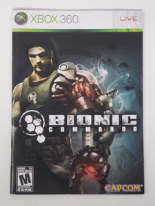 XBOX360 - Commando bionique [manuel]