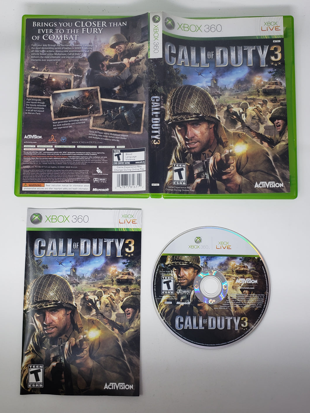 Call of Duty 3 - Microsoft Xbox 360